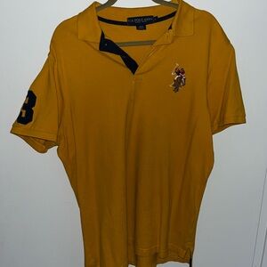 U.S. Polo Assn. Yellow Polo Shirt Classic Style